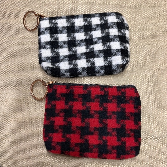 Flannel coin purse keychain - Picture 3 of 5